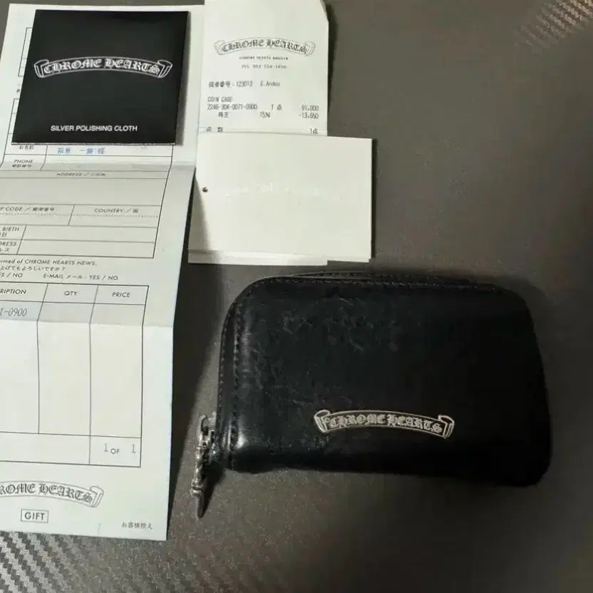 Chrome Hearts Card Wallet with Coin Pocket - Gently Used thumbnail 2