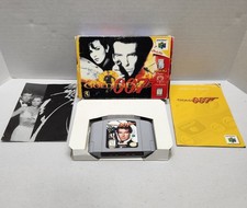 007 GoldenEye Nintendo 64 N64 Authentic Complete In Box CIB W Reg Card