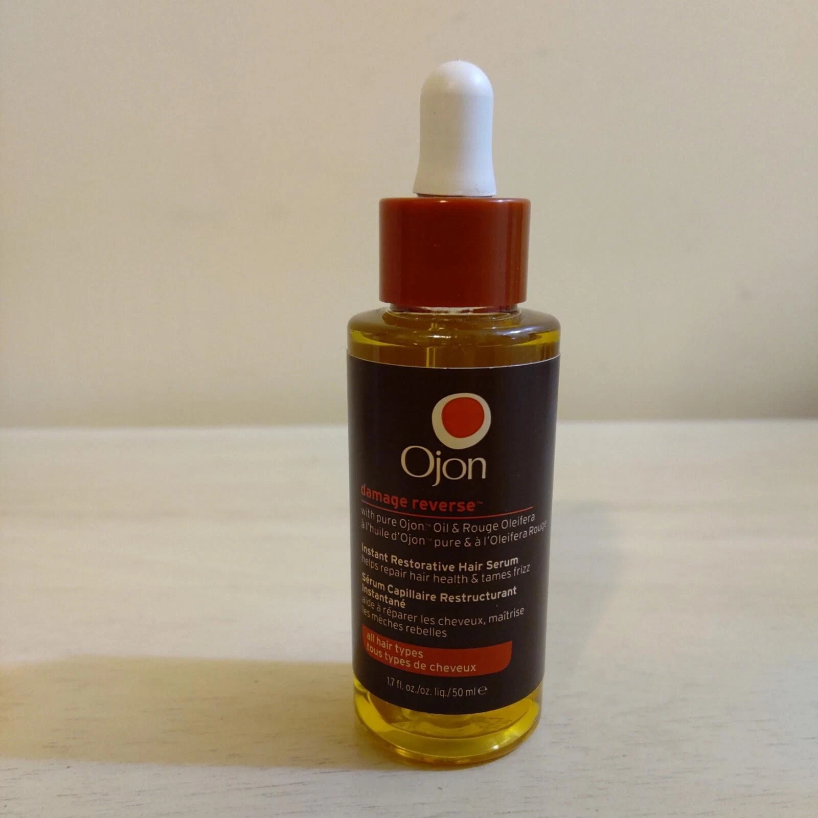 NEW OJON Damage Reverse Instant Restorative Hair Serum 1.7 fl oz Rare