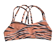 Jolyn FENDRICK’S SUIT bikini Top Size Small Animal Print