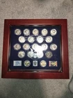 JOHN F. KENNEDY UNCIRCULATED HALF DOLLAR CENTENNIAL COLLECTION STAMPS & BIO