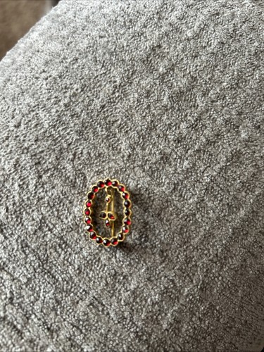 1800 Victorian Brooch With Bohemian Garnets
