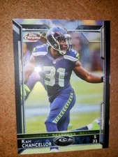 2015 Topps Chrome Kam Chancellor #37 Seattle Seahawks Va Tech Hokies