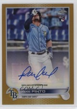 2022 Topps Chrome Update Auto Gold Refractor 16/50 Rene Pinto #AC-RP Auto 1c7