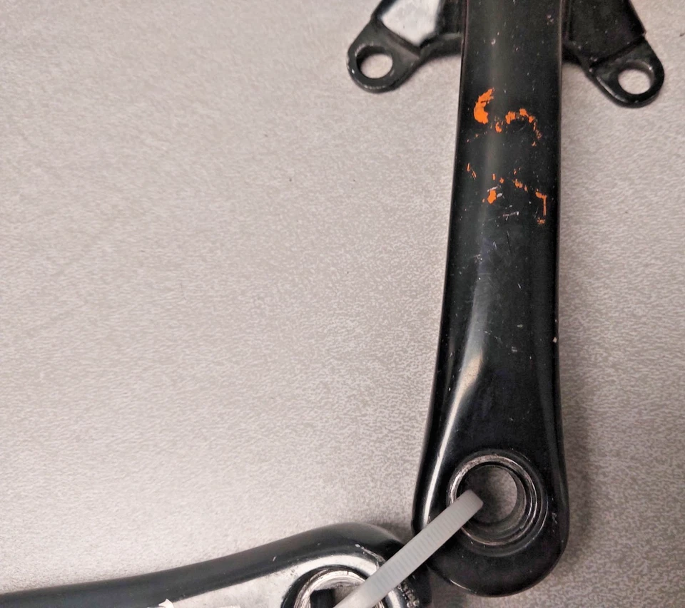 Juego de bielas de bicicleta triple e*Thirteen Components 1/8 negro 170 mm BCD130 EE. UU. Envío :) Foto 3 de 4