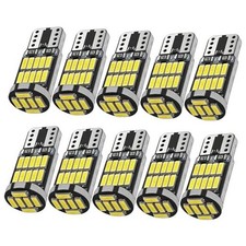 10pcs T10 4014 26SMD LED Bulb Super Bright White 168 2825 W5W 194 10pcs White