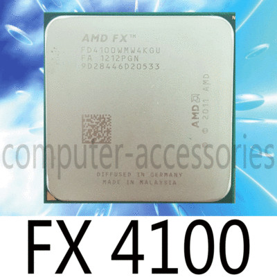 AMD FX-4100 3.60GHz 4 Core Socket 8MB AM3+ 95W CPU Processor