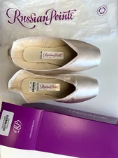 NIB! RP Russian Pointe Collection Almaz Pointe Shoes Pink Size 41 W3 V3
