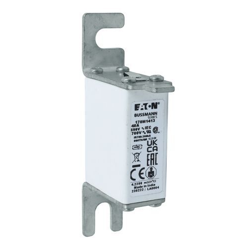 Fusible especial Bussmann 170M1413, 40A, hoja de cuerpo cuadrado de 690 VCA # - Imagen 5 de 6