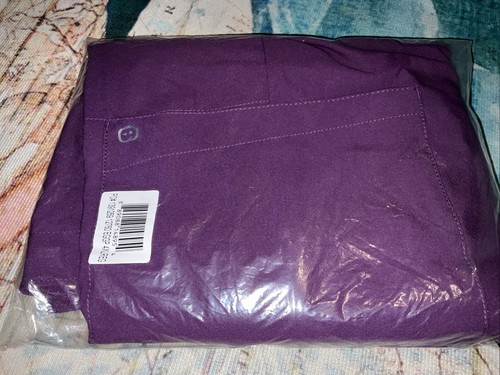 Spread Good Cheer Womens 4XL Scrub Medical Nurse Bottoms Eggplant, New Sealed - Picture 17 of 24