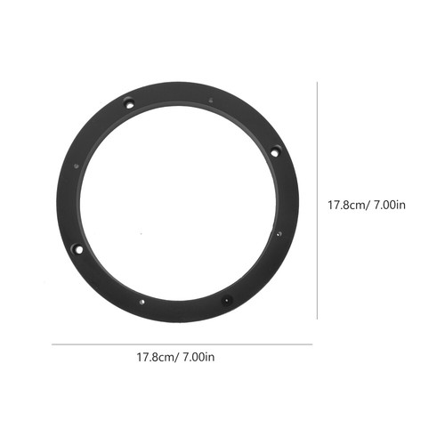 Adaptador espaciador anillos de montaje de altavoces de puerta de coche 2 piezas 6,5 pulgadas - Imagen 3 de 4