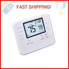 Heagstat H721 Non-Programmable Heat Pump Thermostat, 2 Heat/1 Cool, with 4.5 sq.