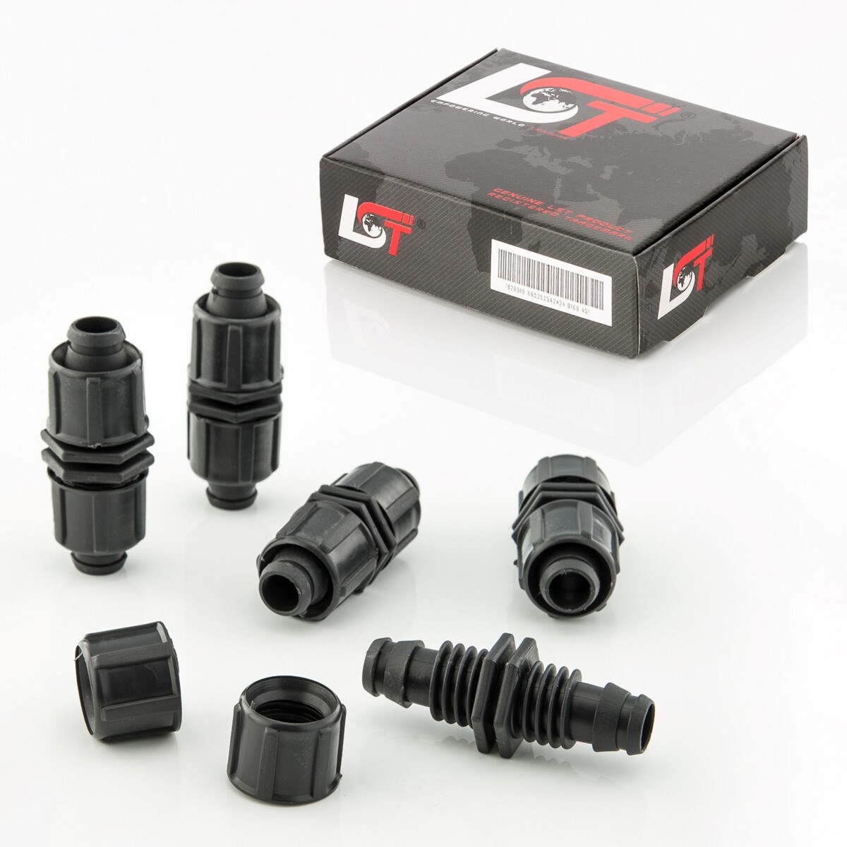 5x Connector Coupling Hose Repair Irrigation System PE Pipe 17x17