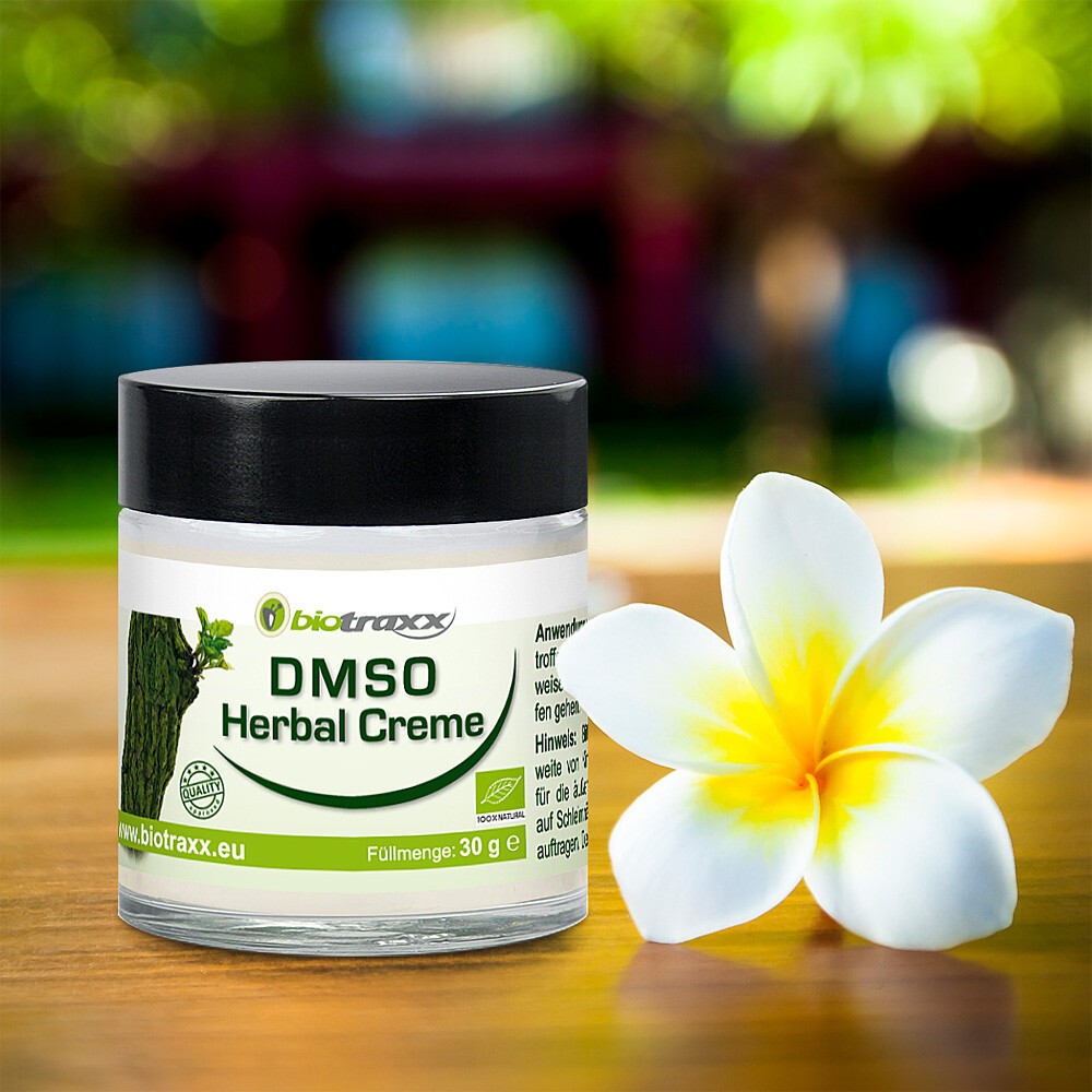 DMSO Herbal Creme mit Magnesiumöl, Dimethylsulfoxid creme 30g. Made in Germany