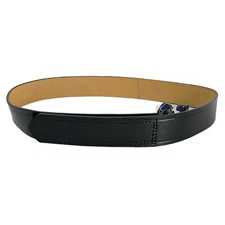 Belt Garrison Dutyman 1311 1.5" Wide Hook & Loop Tip Plain Black Size 30" Waist