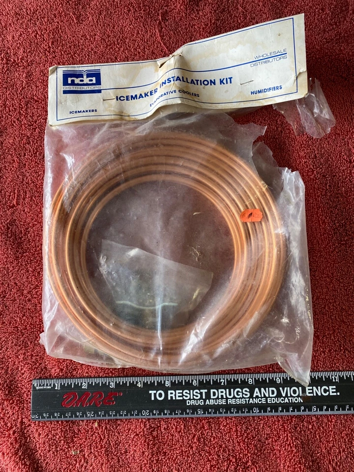Kit de instalación de máquina de hielo NDA distribuidores mayoristas bobina de cobre 25 pies Foto 2 de 4
