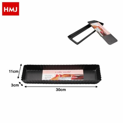 Backform Kuchenform für süßes Brot Kuchen Antihaft Rechteckig 24371 hmj