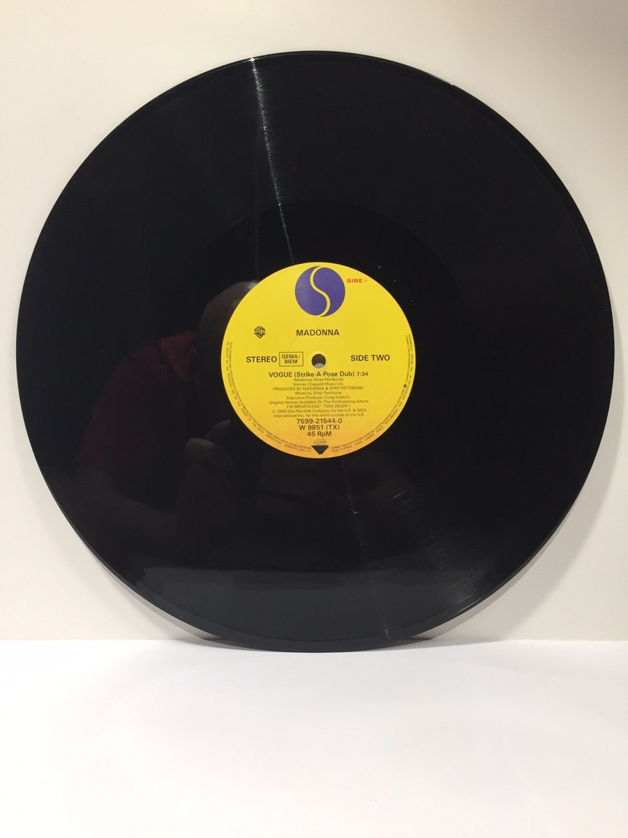 マドンナ　VOGUE　UK盤 貴重 12” シングルレコード　SAM 659 MADONNA マドンナ VOGUE UK盤 貴重 12” シングルレコード ： SAM 659