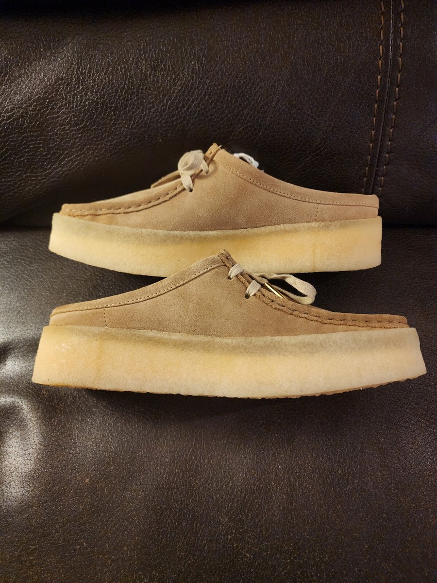 ✅️New! Clarks Wallabee Cup Lo Light Tan Women Size 9.5/Men