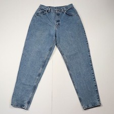 Gitano Vintage 80's Women's High Waist Jeans 10 Petite 10P Tapered Leg Blue Mom
