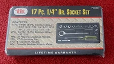 Itt ILLinois Industrial Tool 17 pc. 1/4" Dr. Socket set