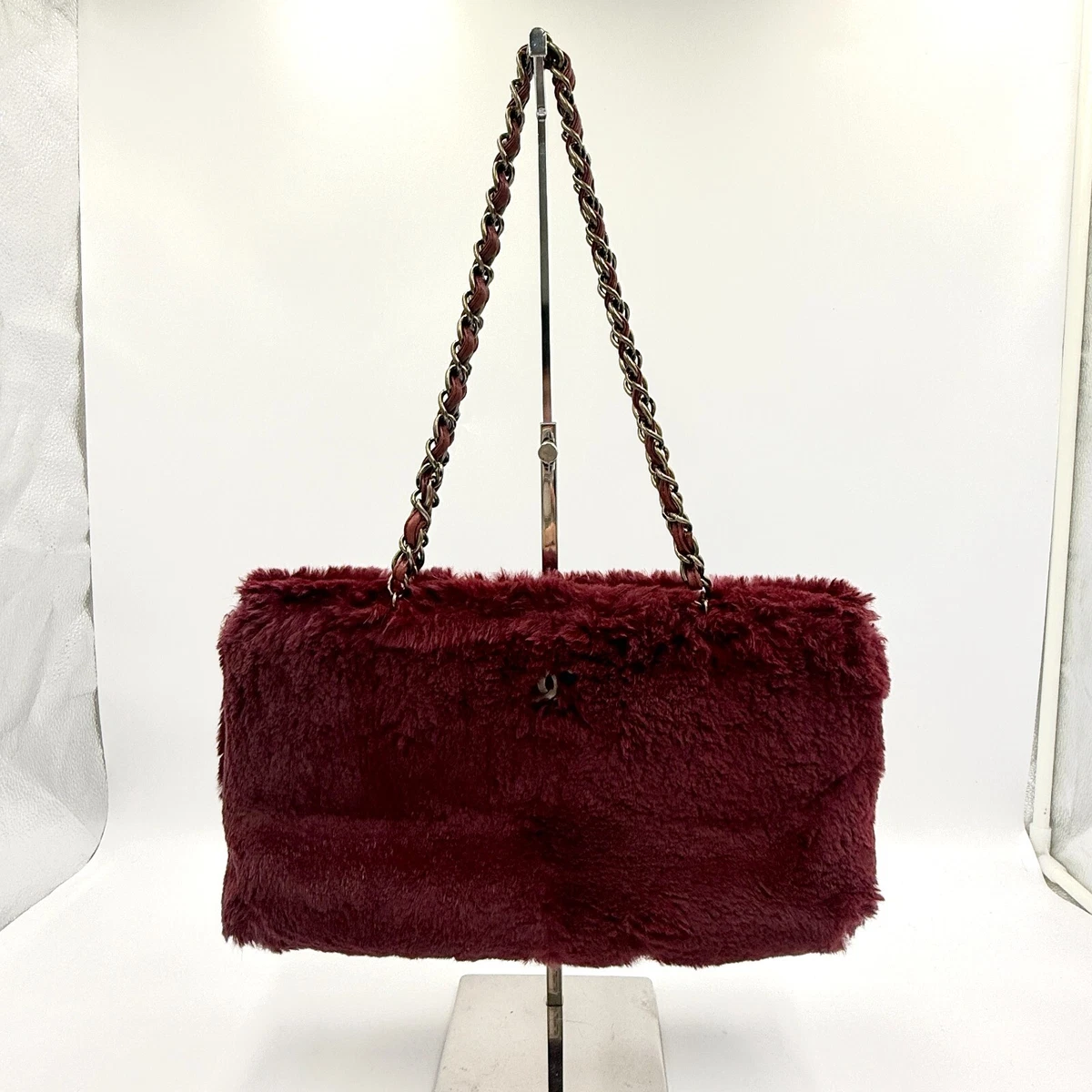 Fur Exterior Red Bags & Handbags for Women for sale - eBay