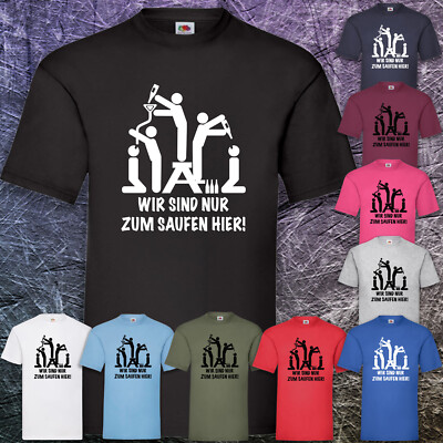 Saufen Hangover Party Malle Après-Ski Wiesn Karneval Verein Team Club T-Shirt 