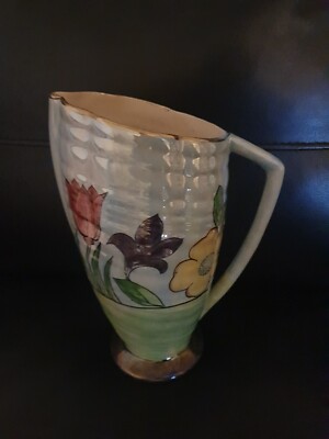 TULPE KENSINGTON WARE ENGLAND ART DECCO VASE ROPE K P B GESTEMPELT NEUWERTIG 