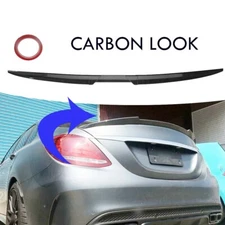 Fit For Benz For Mercedes W205 C200 C300 C43 AMG 15-21 Rear Trunk Spoiler Wing