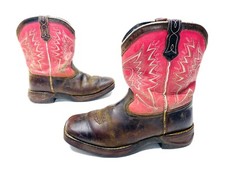 Durango Boot Dwbt094 Lil' Durango Let Love Fly Boot Pink Brown Youth Size 6.5-