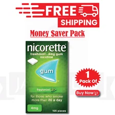 Nicorette Gum Freshmint 4mg 105ct