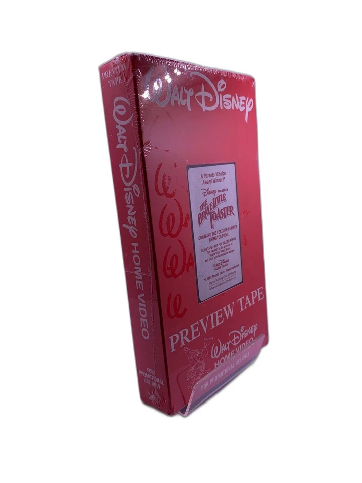 The Brave Little Toaster Screener VHS SEALED Walt Disney Home Video 1988 - Image 3 of 4