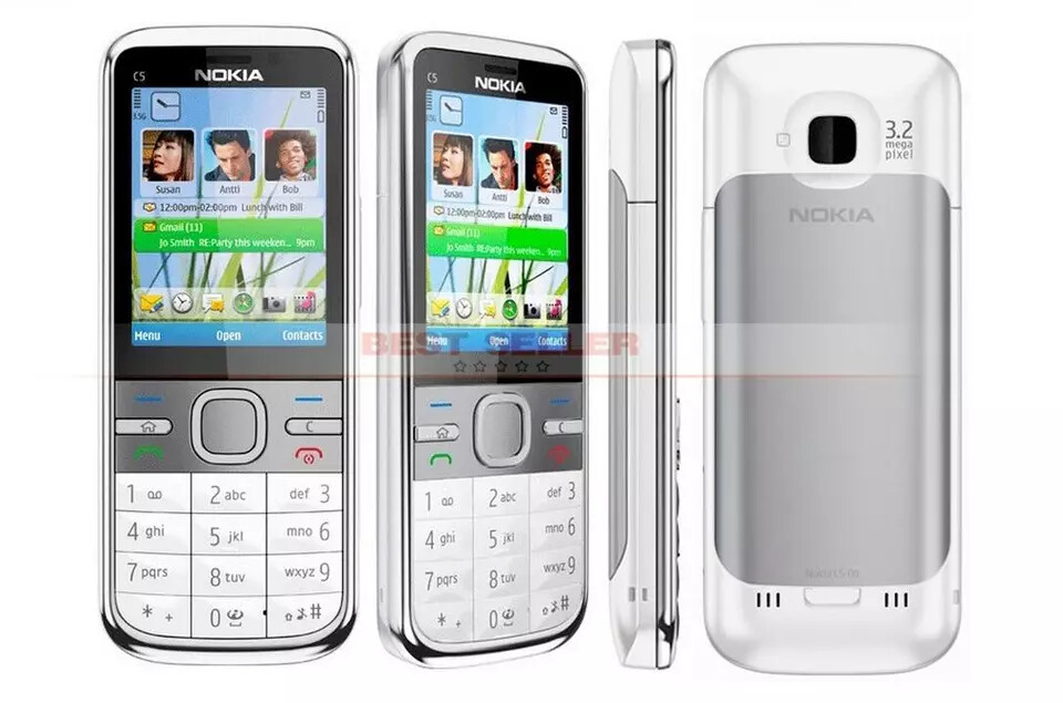 Nokia C5-00 Originale Sbloccato - Ricondizionato Con Nuova Scocca - GSM 3G Symbian