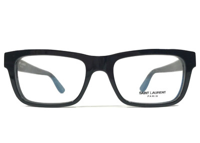 Saint Laurent Eyeglasses Frames SL M22 001 Black Square Full Rim 53-19-150
