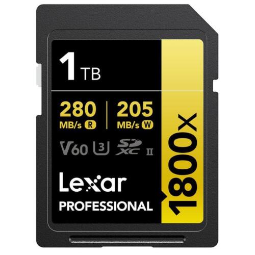 Lexar Professional 1800x 64GB 128GB 256GB 512GB 1TB SD Card UHS-II V60 C10 U3 - Picture 27 of 32