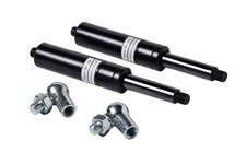 Pair 2 Two 900 Lbs Lambo Door Shocks For Vertical Hinge W Ball Joints Fittings