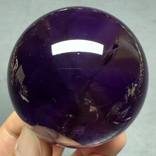 56mm Top Natural amethyst Quartz Ball Crystals Reiki Sphere healing gift - Picture 2 of 8