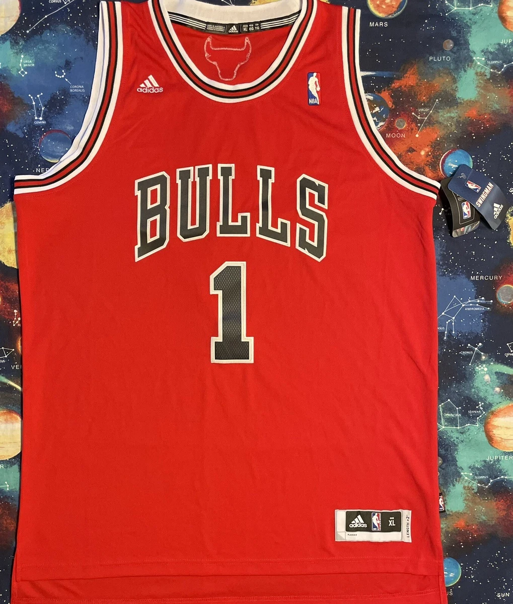 Adidas NBA Chicago Bulls Derrick Rose Basketball Jersey eBay