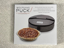 NEW WOLFGANG PUCK 9 Glass Pie Baking Dish W/ ...
