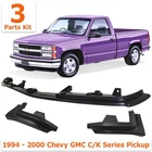 Front Bumper Filler & Filler Extension Set For 94-00 Chevy GMC C/K Series Pickup