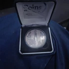 World Trade Center Tribute in Light 9/11 2001 999 FINE Silver round