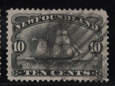 #59 Newfoundland Canada used  well centered