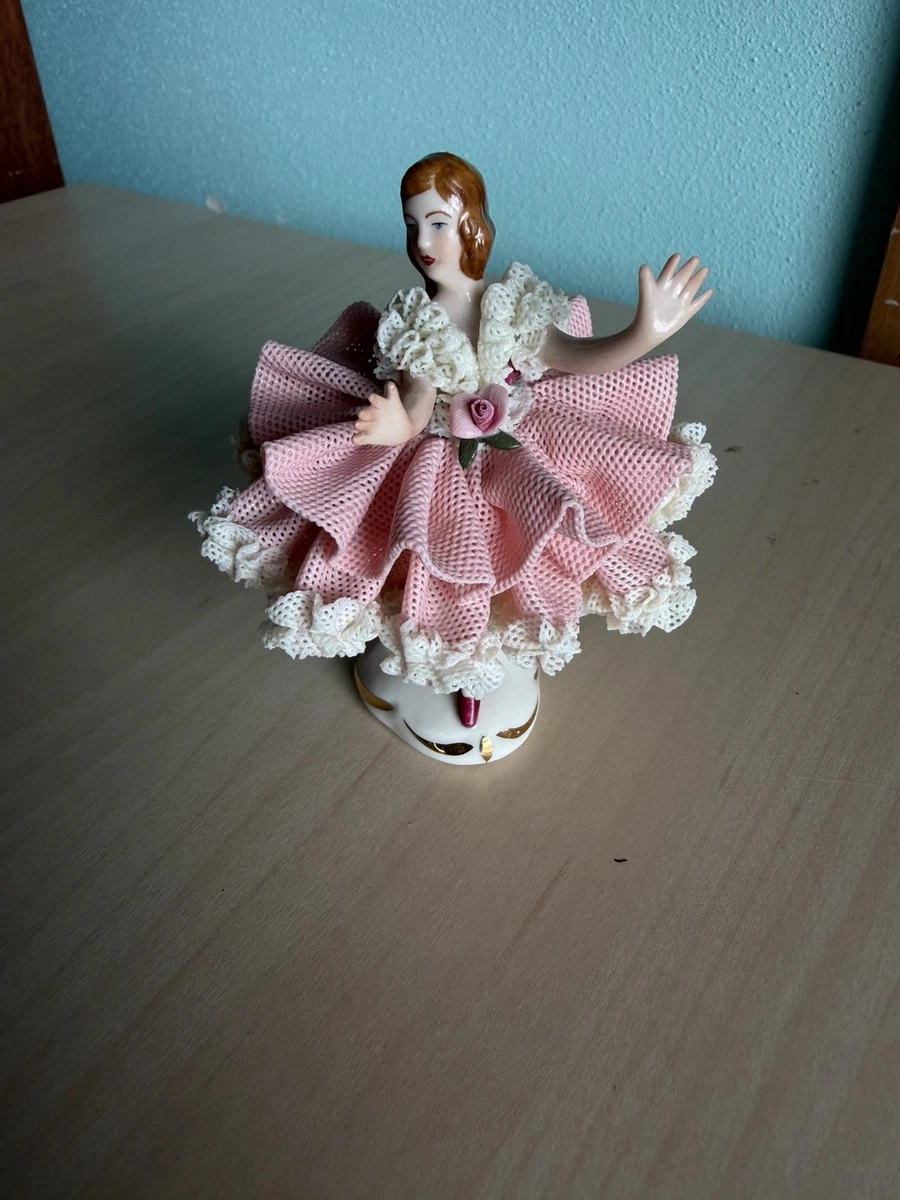 Dresden Pink Ceramic Original Collectible Sculptures & Figurines
