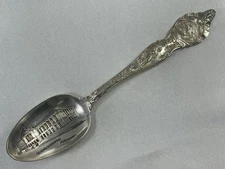 Art Institute Chicago, Sterling Silver Souvenir Spoon, R. Wallace & Sons  B22.28