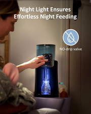 Water Warmer, Baby Bottle Warmer, Formula Maker with Night Light, 4 Temperat...