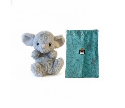 Gray Plush Mouse Soft Stuffed Animal Toy Cute Gift for Kids &Collectors with bag