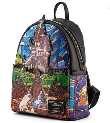 Die Schöne und das Biest Schloss Belle Mini Rucksack Schultertasche Reise Geschenk UK