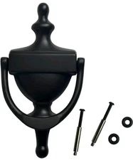 Solid Brass Door Knocker 7" Oil Rubbed Bronze Classic Urn Style QCAA