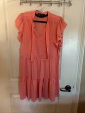 Tommy Hilfiger Flutter Sleeve Dress