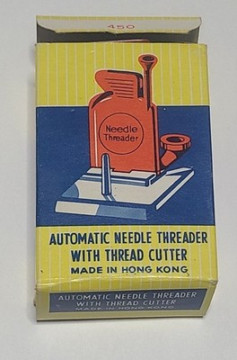 Vintage Automatic Needle Threader with Thread Cutter in  Box Hong Kong
